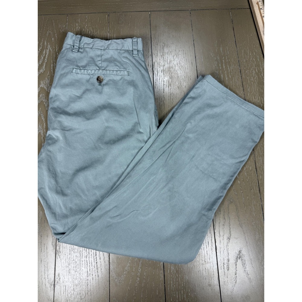 Zachary Prell Pants Mens 34x28‎ Green Stretch Chino Straight Leg Casual Office
